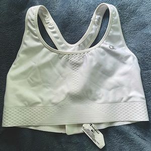 White Champion Sports Bra